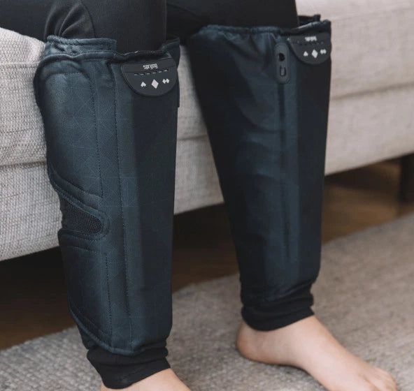 Spryng Active Compression Calf Wraps-pneumatic active compression-Black Heart